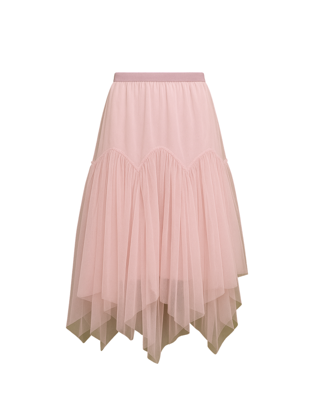 Cotton Candy Fluff Midi Skirt