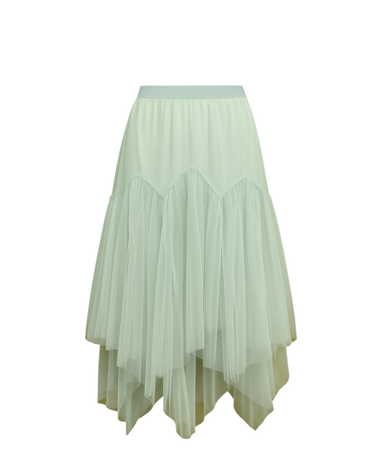 Cotton Candy Fluff Midi Skirt