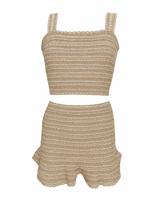 Salted Caramel Swirl Skirt Set